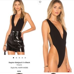 Revolve H:ours Gold Chain Link bodysuit
